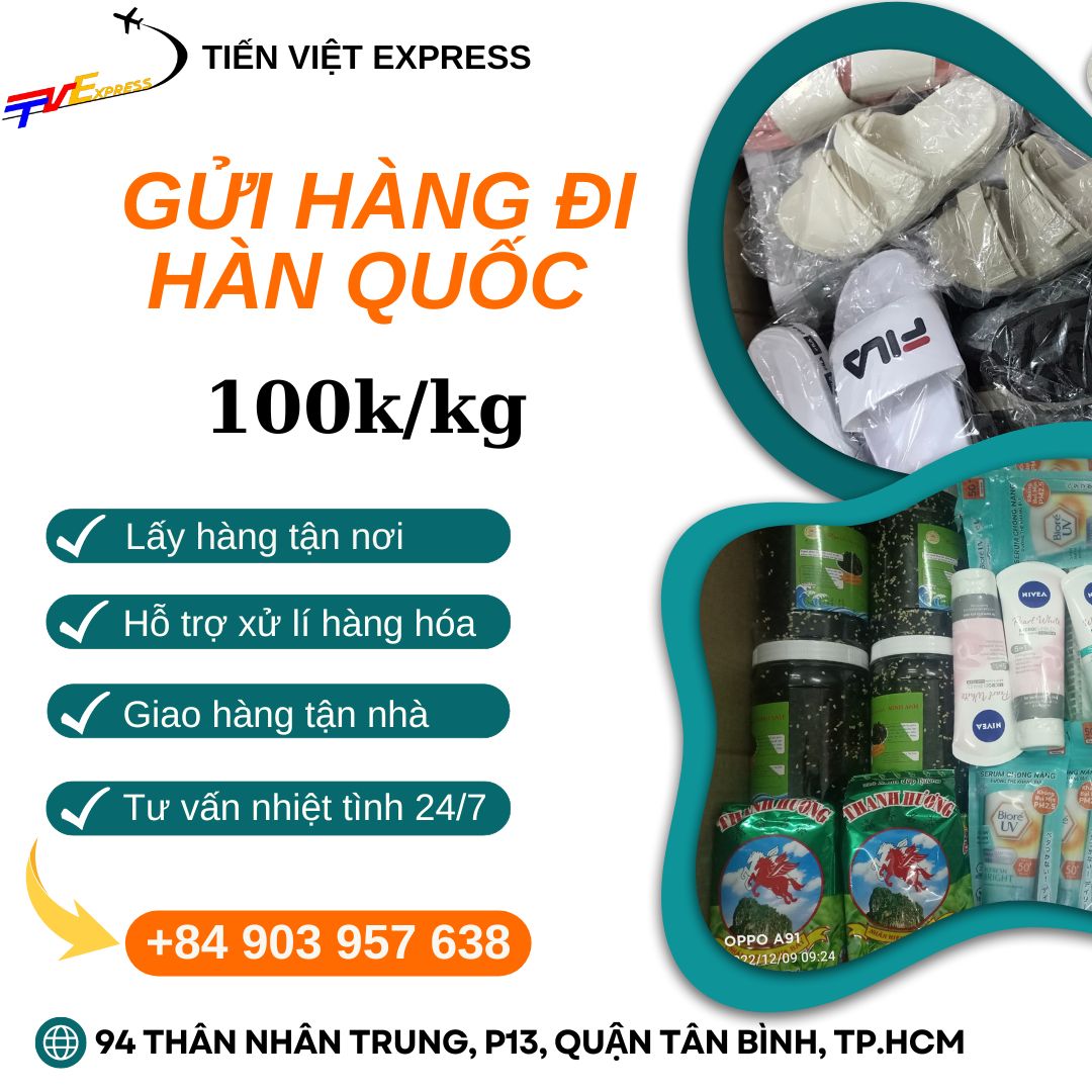 Gửi hàng đi Hàn Quốc
